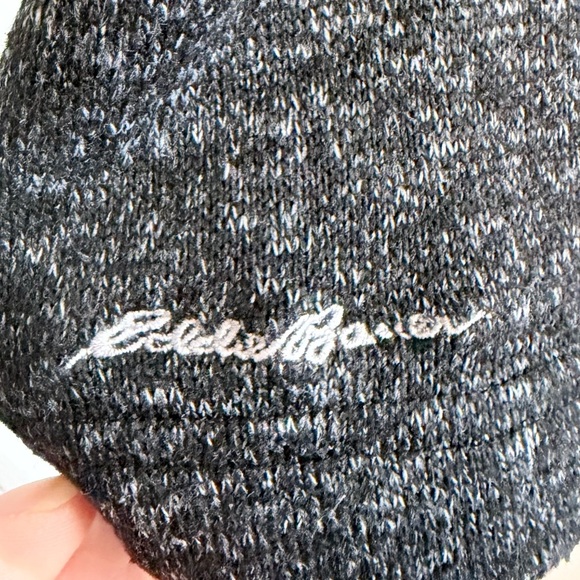 Eddie Bauer Charcoal Zipper Front Fleece Jacket with Hood - Picture 7 of 11